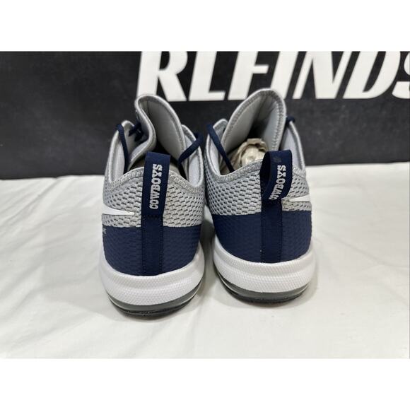 Nike Air Max Typha Gray Navy Blue NFL Dallas Cowboy Logo Running Shoe Sneaker 13 - Picture 3 of 11